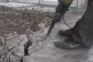 Демонтаж бетонной стяжки